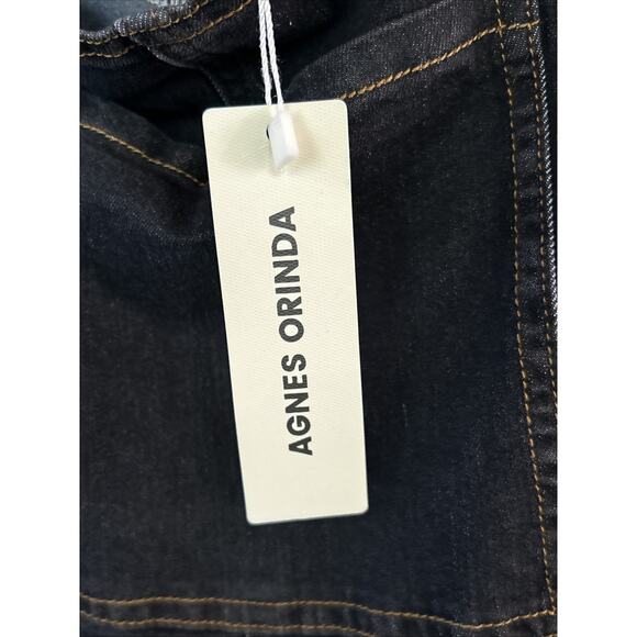 NEW Agnes Orinda Long Denim Skirtall Skirt Overalls Womens 3x Western 90’s - Picture 5 of 16